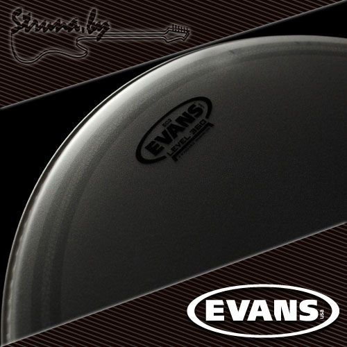 14" пластик для тома/малого барабана Evans B14EC2S EC2 Frosted