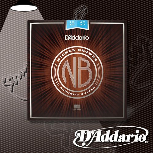 Струны для акустической гитары D'Addario NB1047-12 Nickel Bronze