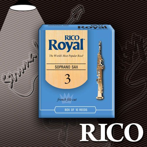 Трости для саксофона сопрано RICO RIB1030 Royal (10 шт.)