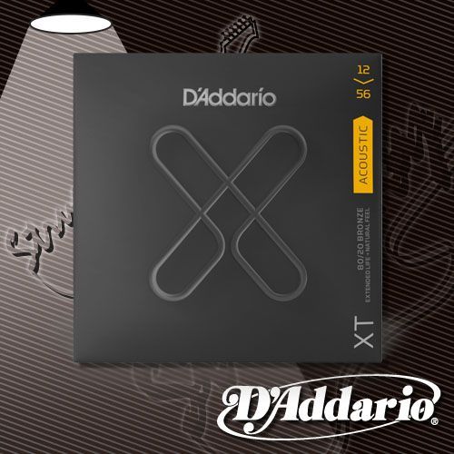 Струны для акустической гитары D'Addario XTABR1256 80-20 Bronze