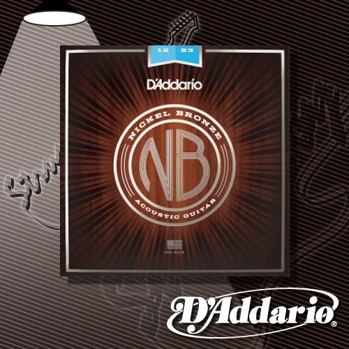 Струны для акустической гитары D'Addario NB1253 Nickel Bronze