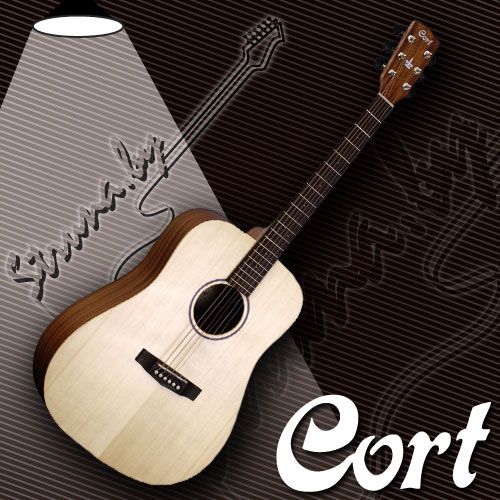 Акустическая гитара Cort Earth-Grand (с чехлом)