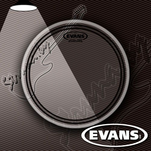 14" пластик для тома/малого барабана Evans TT14EC2S EQ2 Clear