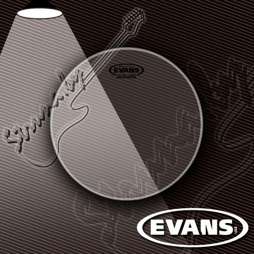 10" резонаторный пластик для том барабана Evans TT10RGL Resonant Glass