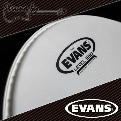 12" пластик для тома/малого барабана Evans B12G14 G14 Coated