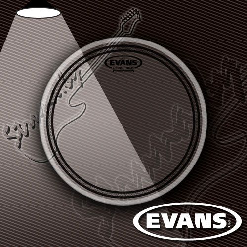 13" пластик для тома/малого барабана Evans TT13EC2S EQ2 Clear