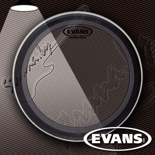 22" пластик для бас-барабана Evans BD22EMADHW Heavyweight Batter Clear