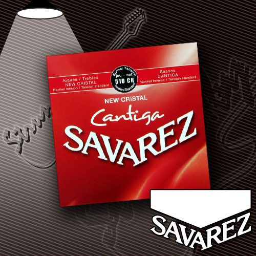 Струны для классической гитары Savarez 510CR New Cristal Cantiga