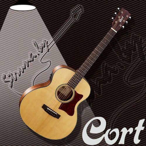 Электроакустическая гитара Cort Little CJ Walnut OP