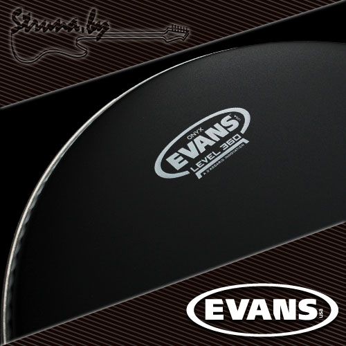 12" пластик для тома/малого барабана Evans B12ONX2 Onyx