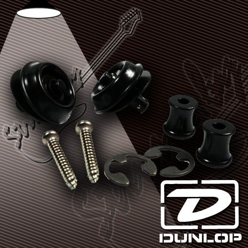 Крепление для ремня (стреплок) Dunlop SLS1033BK