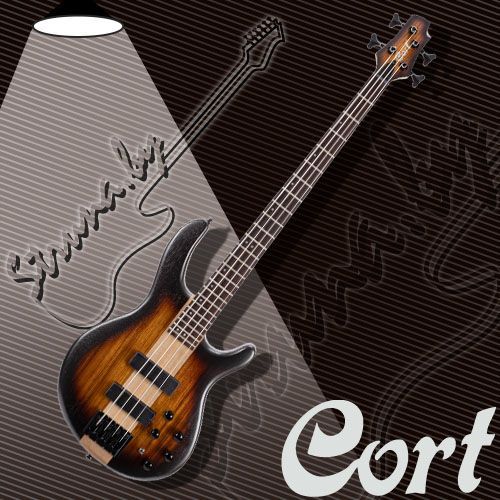 Бас-гитара Cort C4 Plus ZBMH