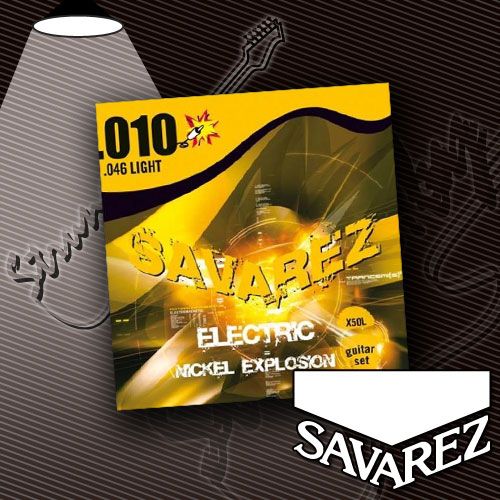 Струны для электрогитары Savarez X50L Nickel Explosion 10-46