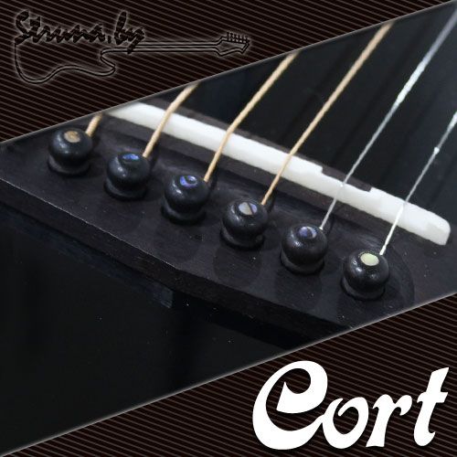 Электро-акустическая гитара Cort GA5F BK