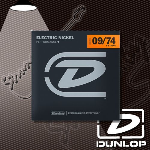 Струны для 8-струнной электрогитары Dunlop DEN0974