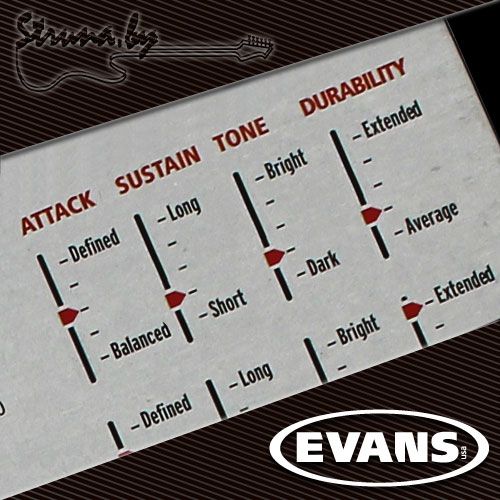 14" пластик для малого барабана Evans B14GEN Genera