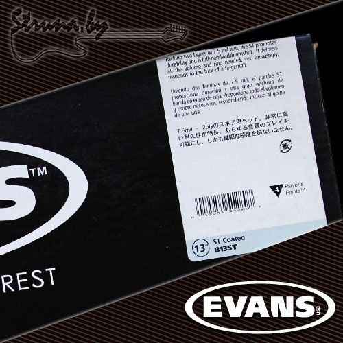 13" пластик для малого барабана Evans B13ST Super Tough