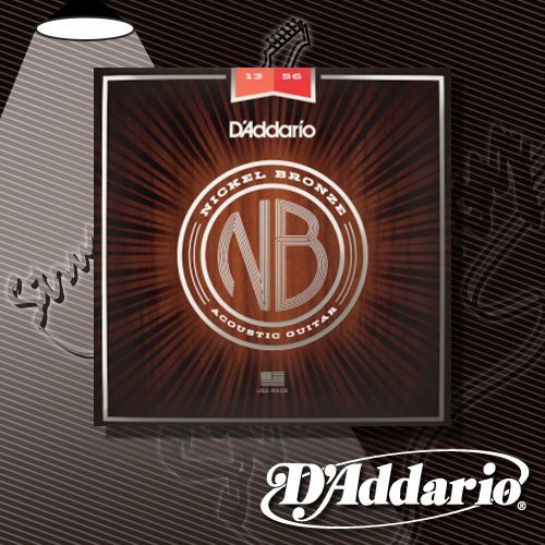 Струны для акустической гитары D'Addario NB1356 Nickel Bronze