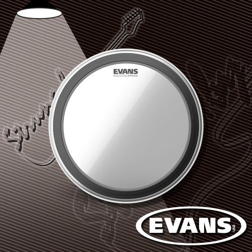 22" пластик для бас-барабана Evans Clear BD22EMAD2
