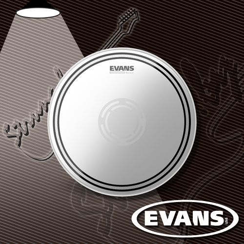 14" пластик для малого барабана Evans B14ECSRD EC Reverse Dot