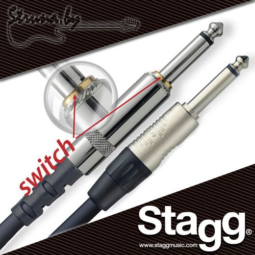 Инструментальный кабель Stagg NGC6SWR