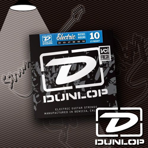 Струны для электрогитары Dunlop DEN1052 Nickel Wound 10-52