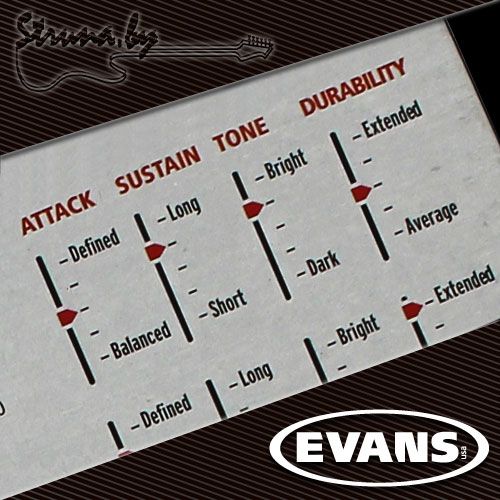 13" пластик для малого барабана Evans B13G1D Power Center