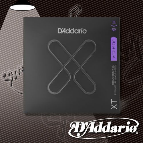 Струны для акустической гитары D'Addario XTABR1152 80-20 Bronze