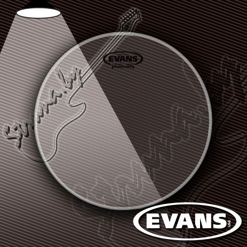 14" резонаторный пластик для малого барабана Evans S14H30 Hazy 300