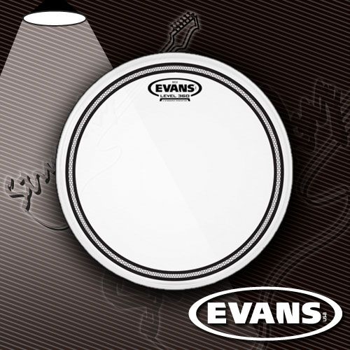 13" пластик для тома/малого барабана Evans B13EC2S EC2 Frosted