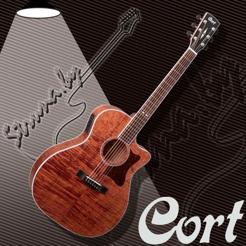 Электроакустическая гитара Cort GA5F-FMH OP