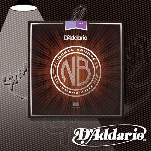 Струны для акустической гитары D'Addario NB1152 Nickel Bronze