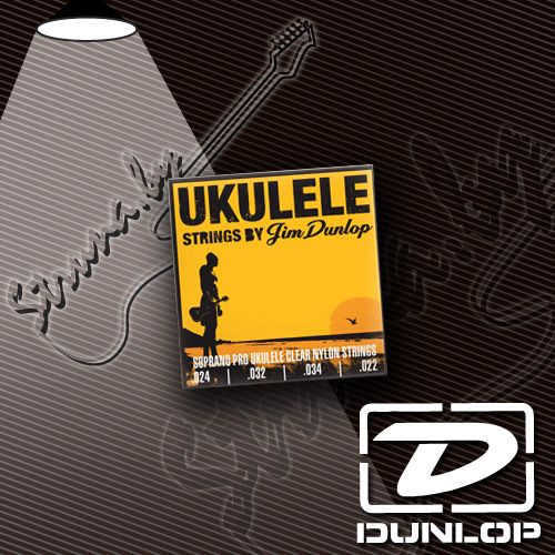 Струны для укулеле сопрано Dunlop DUY301 Ukulele Soprano Pro