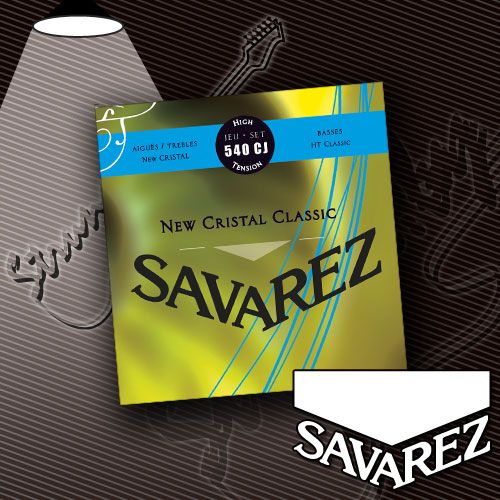 Струны для классической гитары Savarez 540CJ New Cristal Classic Forte
