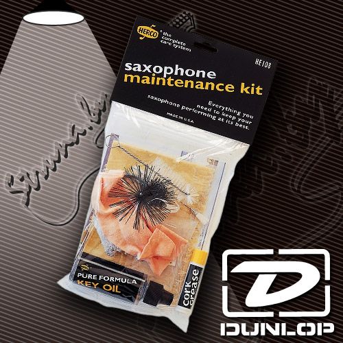 Набор по уходу за саксофоном Dunlop HE108 Saxophone Maintenance Kit