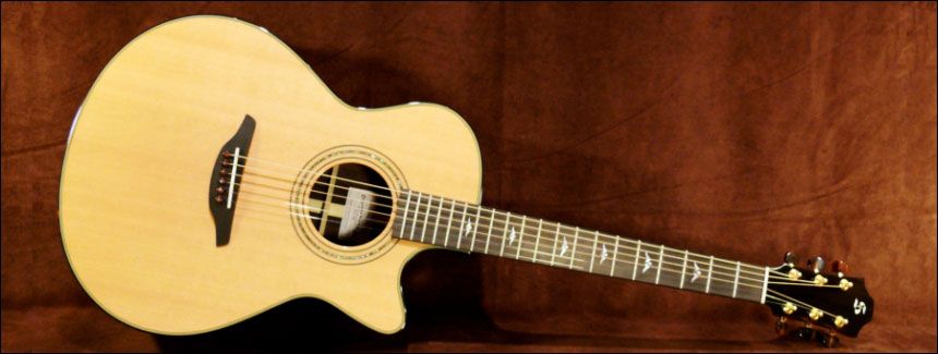 Акустическая Гранд Аудиториум гитара для начинающих