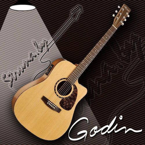 Акустчиеская гитара Norman Studio ST40 CW GT Presys