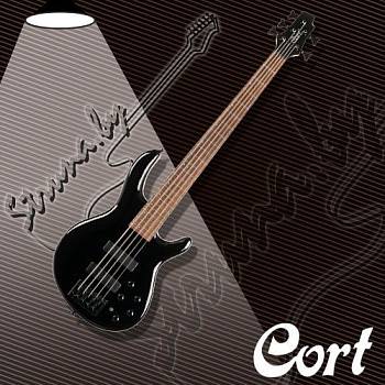 Бас-гитара Cort C5 Deluxe BK