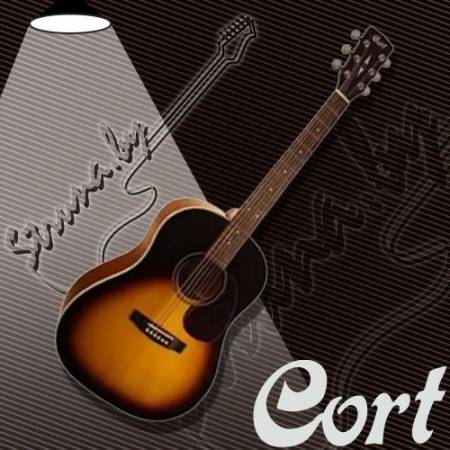 Акустическая гитара Cort AF510 SSB