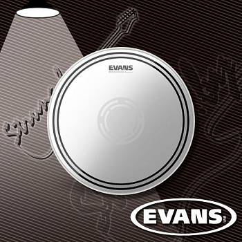 14" пластик для малого барабана Evans B14ECSRD EC Reverse Dot