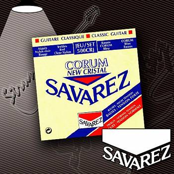 Струны для классической гитары Savarez 500CRJ New Cristal Corum Forte Normale
